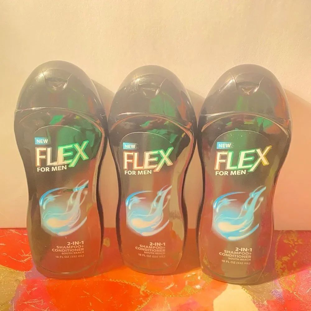 🛍️ (Lot Of 3)Flex Men's 2 in 1 South Beach
SHAMPOO + CONDITIONER 18 Oz Each💥